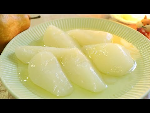 洋梨のコンポートの作り方・レシピ【柔らかくふっくらジューシーに煮崩れ無く煮るポイント】 Compote of Pear Recipe｜Coris cooking