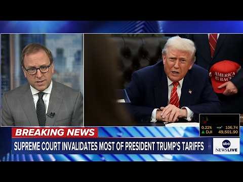 Supreme Court invalidates most of President Trump's tariffs