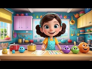 Kitchen Dance Party – Pots and Pans Beat! | Rhythmic Song for Kids | Musical Cooking Rhyme