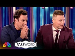 The Miz TAG-TEAMS with Jimmy Fallon | Password | NBC