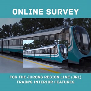 23K views · 584 reactions | Drum roll, please! 朗論 Presenting to you our “newest kid on the block” – the future Jurong Region Line (#JRL) train!  Donned in a distinctive shade of teal, 62 three-car trains will be deployed when the JRL opens for revenue service from 2027. ️ Have a say in the interior features of the JRL train before they arrive through this survey at go.gov.sg/JRLTrainSurvey.  | Land Transport Authority – We Keep Your World Moving | Facebook