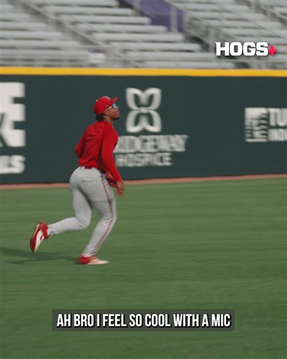 Mic'd up with Justin Thomas Jr. 🎤 | Arkansas Razorback Baseball