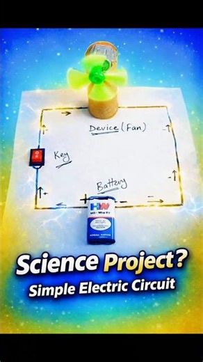 💡DIY Mini Fan – Easy School Project | #shorts