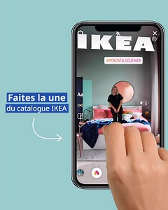 698K views · 114 reactions | [JEU CONCOURS] Et si vous faisiez la une de notre nouveau catalogue ? Pour cela, utilisez notre filtre Instagram et partagez le résultat en commentaire de cette publication jusqu’au 09/09. 10 cartes cadeaux de 200€ sont à gagner par tirage au sort ! Bonne chance à tous  | IKEA | Facebook