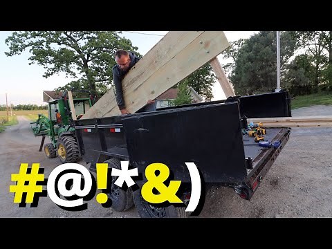 How NOT to Build Dump Trailer Side Walls - This Was a Struggle