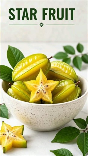 Top 5 Amazing Health Benefits of Star Fruit 🌿 #shorts #viral #healthtips #starfruits #reels