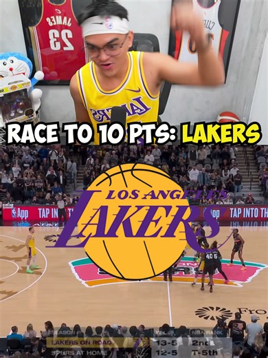 @lakersvs @spurs, race to 10 pts | No Lebron, No Problem? #lakers #spurs #nba #patriciobosspaldo