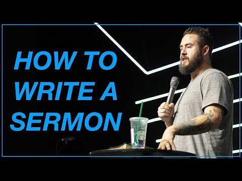 How To Write A Sermon | 3 Tips For Youth Pastors
