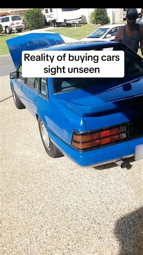 What happens when you buy cars sight unseen #holden #commodore