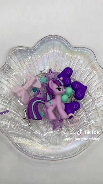 Starlight Glimmer Keychain: Handmade Bag Charm
