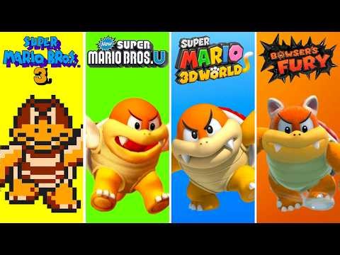 Evolution of Boom Boom in Super Mario Games (1988-2026)