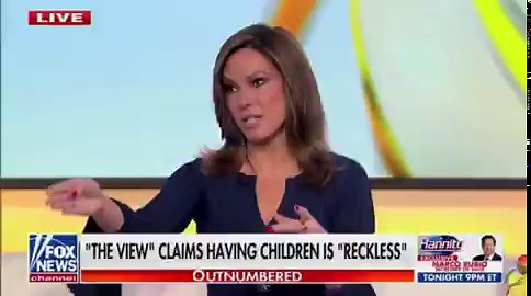 One side discourages kids, the other practically demands them. I find it all annoying. From @OutnumberedFNC today. ⬇️