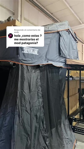 Respuesta a @andy mostrando la carpa modelo Patagonia de Bio Bio Overland