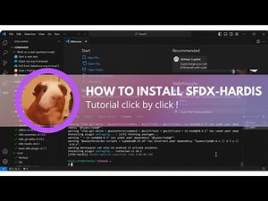 How to install sfdx hardis for an enhanced Salesforce CLI experience in Visual Studio Code !