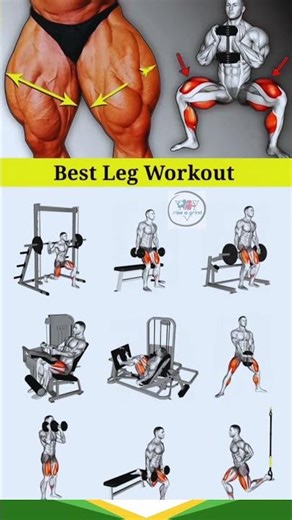 Best Leg Workout 🔥 Build HUGE Quads FAST 💪