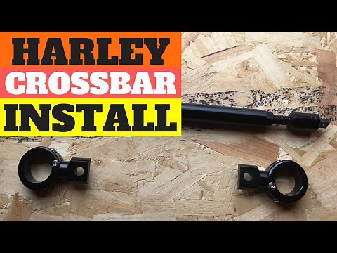 How To Install Harley Davidson Handlebar Cross Bar | Anti Vibration Accessory Rail