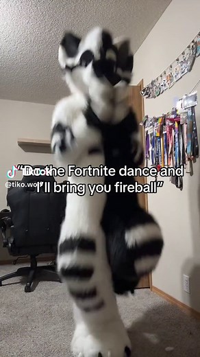 Furry Costume Cosplay Tutorial with Fortnite Dance Challenge