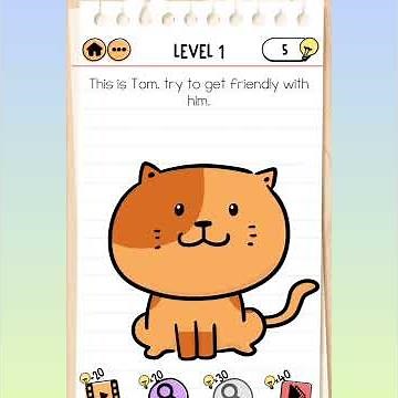 Tom’s Adventure 🐱Brain test 2 Full Walkthrough level 1 #relaxingbraingamesvk #braintest2vk