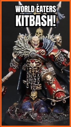 WORLD EATERS Lord Kitbash Showcase #kitbash #kitbashing #warhammer #worldeaters #warhammer40k