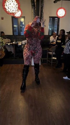 Performer Freddy Krueger show