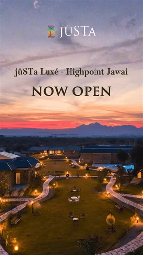 jüSTa Hotels & Resorts on Instagram: "Jawai has a new address. jüSTa Luxé – Highpoint Jawai Stone cottages, leopard safaris, unforgettable sunsets. Now open."