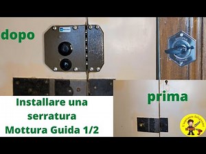 Tutorial serratura Mottura montaggio installazione passo passo 1/2 #Pubblicità