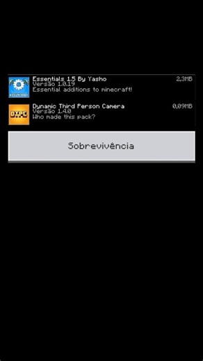 amazing textures Part 1 - Essentials and dynamics third camera #minecraft #mods