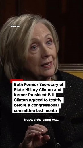 Hillary Clinton speaks out on Epstein testimony