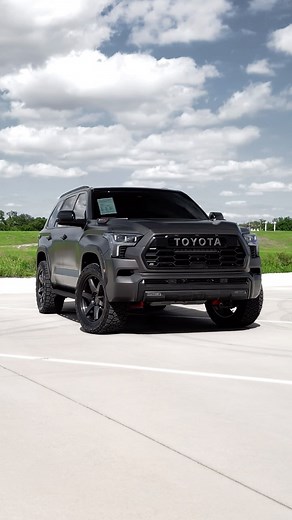 Hurst Autoplex on Instagram: "‘24 TOYOTA SEQUOIA TRD PRO 6,234 MILES / STOCK #9966 Matte Gray Wrap 3” Westcott Lift Kit 22” BC Forged Wheels 35x12.50R22LT Toyo R/Ts TRD Billet Upper Control Arms And More! Price: SOLD / HurstAutoplex.com #2024Toyota #Sequoia #TRDPro #4WD #HurstAutoplex #Westcott #BC #ToyoTires"