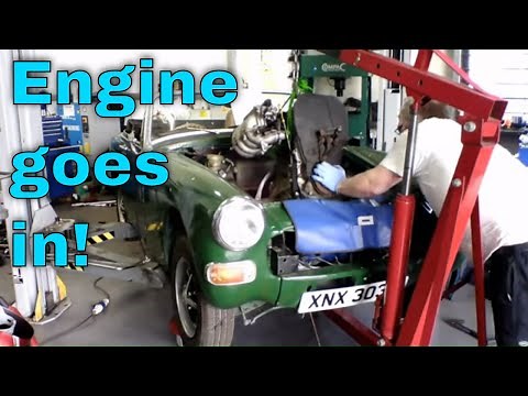 1978 MG Midget 1400 K series conversion - Part 3 - K series in!