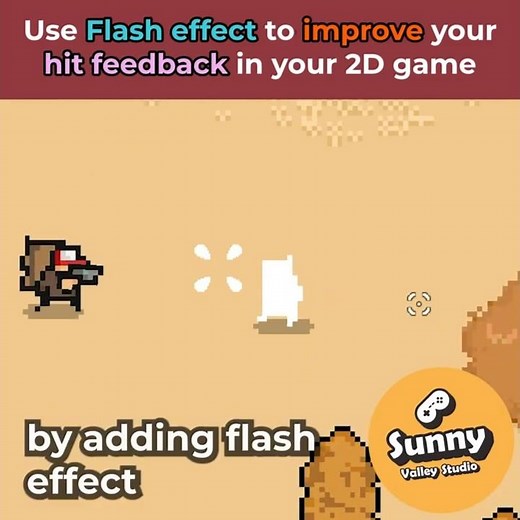 Better Hit feedback in Unity 2D using Flash effect