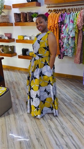 Beautiful kitenge dress must try #latestafricaprint #latestafricaprint #africanclothing #fashion