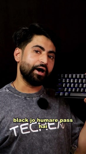 Portronics Hydra 10 mechanical keyboard with RGB #tech #keyboard #techead #portronics #shorts