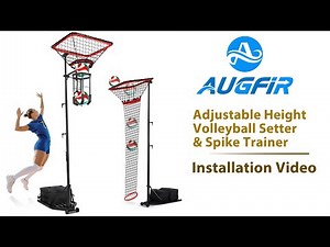 AugFir Volleyball Setter & Spike Trainer Installation Video part 1