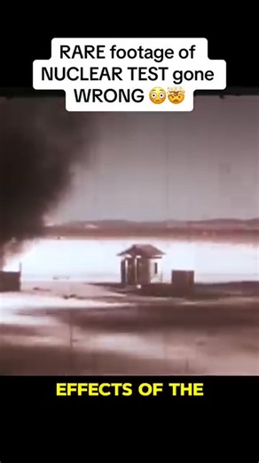 The story of this test is so interesting 🧐🫣 #explosion #implosion #nuclear #nuke #radiation #radioactive #demolition #gonewrong #blast #viral #storm #explore #fyp #foryoupage | Disastervids