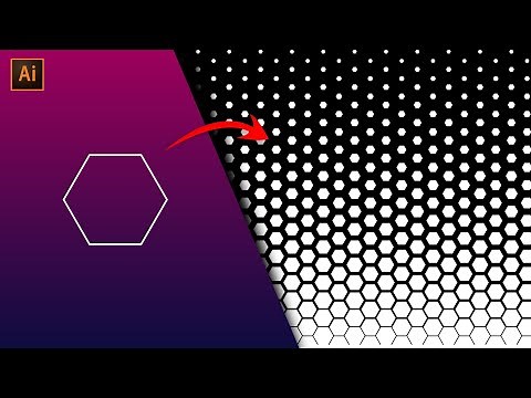 How To Create a Hexagonal Halftone in Adobe Illustrator Tips & Tricks For Experts & Beginners