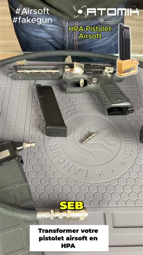 Convertir son Pistolet Airsoft en HPA, c'est possible ! Découvrez comment #Airsoft #HPA #DIY #AirsoftTech #AirsoftFrance