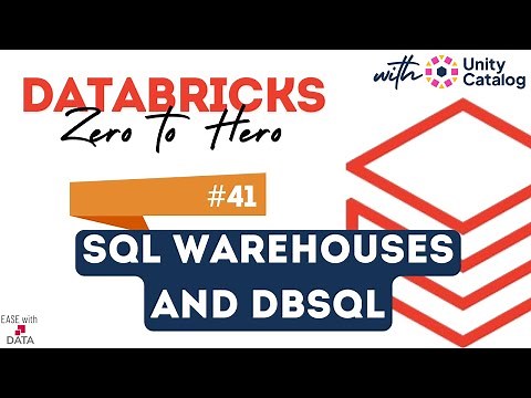 41 Data Warehousing using DBSQL | SQL Warehouses on Databricks | SQL Query Performance Tuning