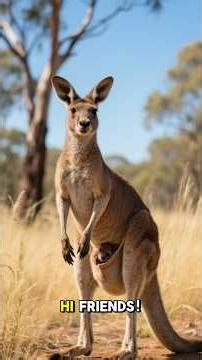 Amazing Kangaroo Facts for Kids 🦘 Jumping Animal of Australia Fun Learning Video ZoonWay Shorts