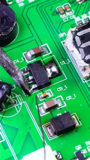Repairman, solder wire, mobile phone repair, motherboard repair, circuit board soldering
