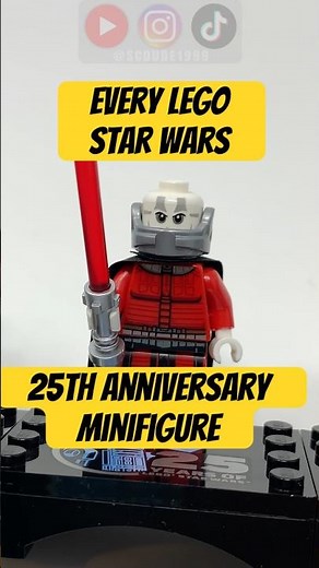 Every LEGO Star Wars 25th Anniversary Minifigure #legostarwars #lego