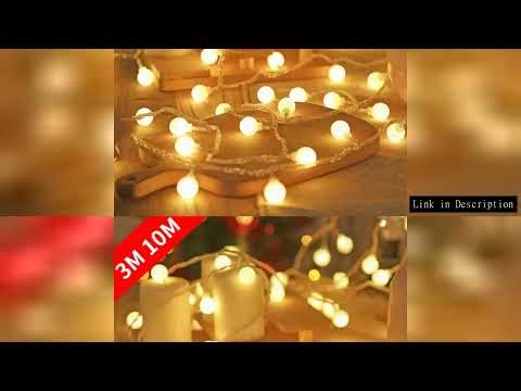 3M 10M LED Ball String Lights Outdoor Lamp USB or Battery Powered Garland Christmas Tree Fairy Light