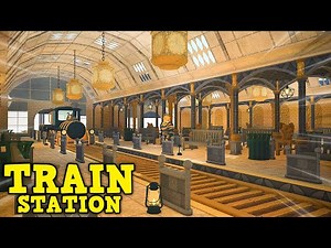 I Built A TRAIN STATION In Bloxburg!