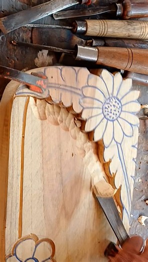 #woodwork #woodcarving #art #wood #plate | UP wood art