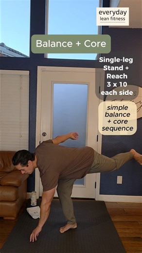 3-Move Balance + Core (Slow + Controlled)