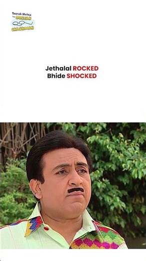 Jethalal ROCKED Bhide SHOCKED ! #tmkoc #funny #jethalal #daya #shortsfeed