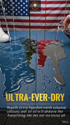Ultra-Ever Dry is an industrial-strength, superhydrophobic and oleophobic coating that repels water