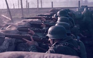 2021最新战争大片，6万盟军猛攻德军要塞，火力全开（下）