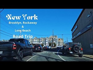 New York ❤️ Road Trip 🚗 4K UHD Brooklyn, Rockaway & Long Beach Area . #roadtrip #driving #nyc