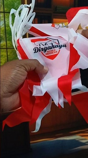 Red and white triangular bunting flags #flag #redandwhiteflag #independenceday